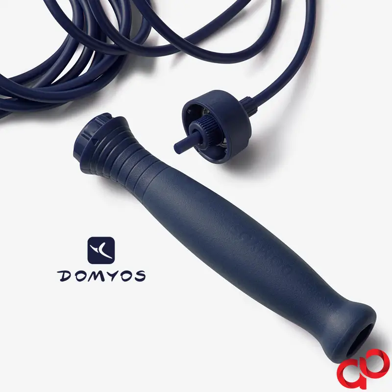 طناب ورزشی دومیوس دکتلون مدل Domyos Jump Rope JR500 Rubber — تصویر ۸