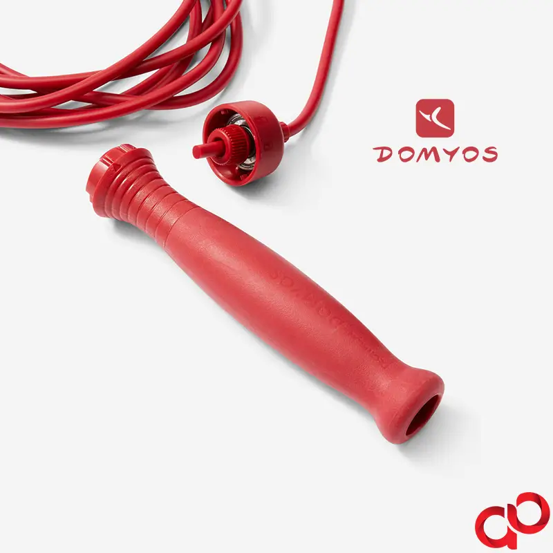 طناب ورزشی دومیوس دکتلون مدل Domyos Jump Rope JR500 Rubber — تصویر ۳