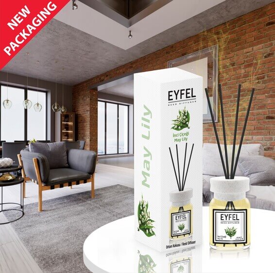 خوشبوکننده هوا ایفل مدل May Lily حجم 120 میل لیتر – بسته بندی جدید — تصویر ۲