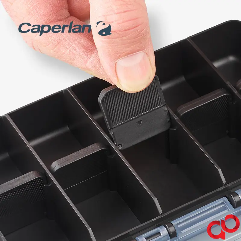 جعبه قلاب و لوازم ماهیگیری دکتلون مدل Caperlan BX 100 S — تصویر ۴
