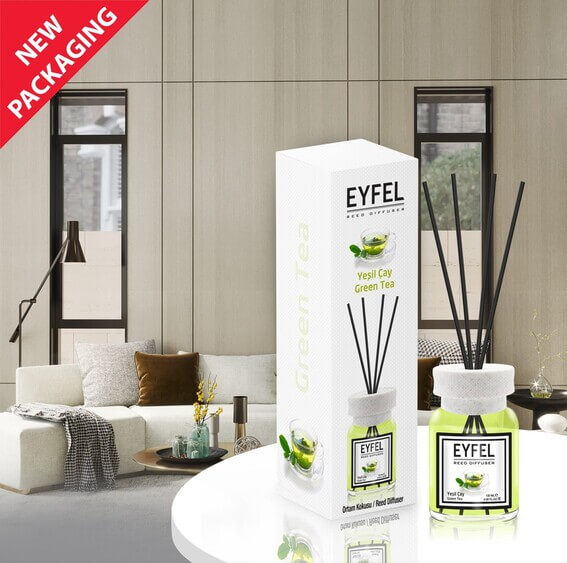 خوشبوکننده هوا ایفل مدل Green Tea حجم 120 میل لیتر – بسته بندی جدید — تصویر ۲