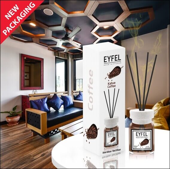 خوشبوکننده هوا ایفل مدل Coffee حجم 120 میل لیتر – بسته بندی جدید — تصویر ۲