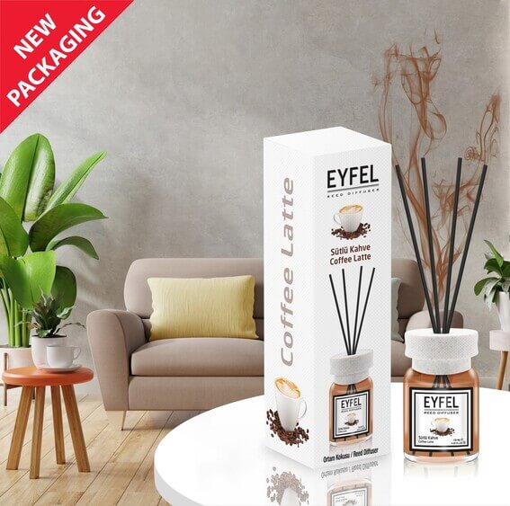 خوشبوکننده هوا ایفل مدل Coffee Latte حجم 120 میل لیتر – بسته بندی جدید — تصویر ۲