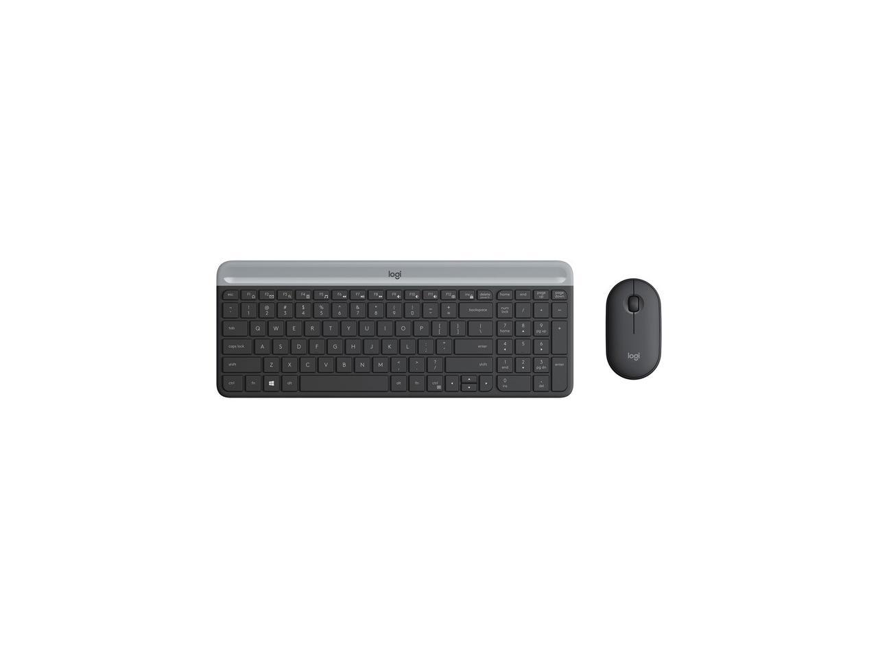 کیبرد و موس بی سیم لاجیتک Logitech MK470 Slim Wireless Combo