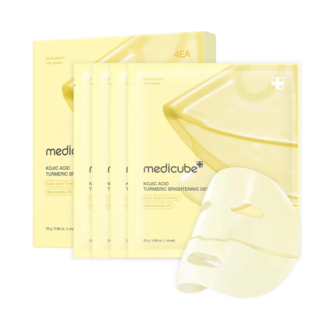 ماسک ورقه ای کوجیک اسید و زردچوبه مدی کیوب Medicube Kojic Acid Mask — تصویر ۲