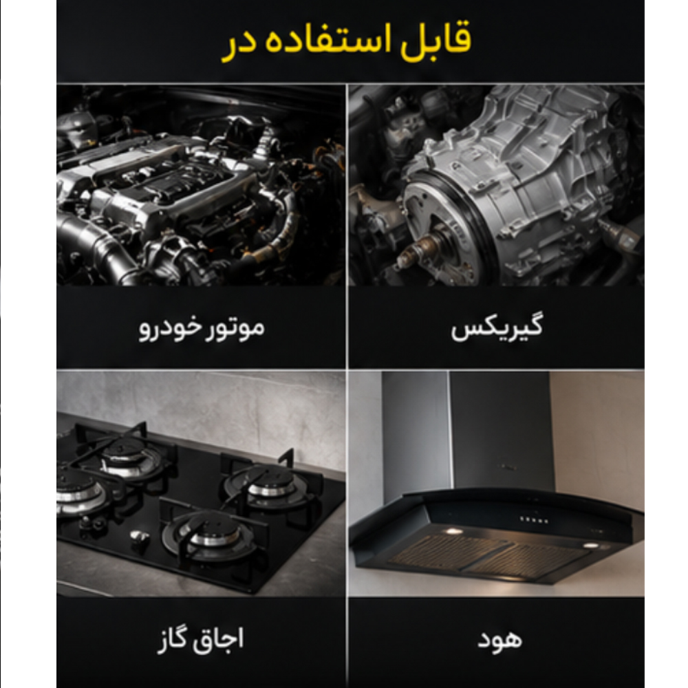 اسپری چربی‌بر سیواکس 500 میلی لیتری | پاک کننده قوی روغن و چربی — تصویر ۵