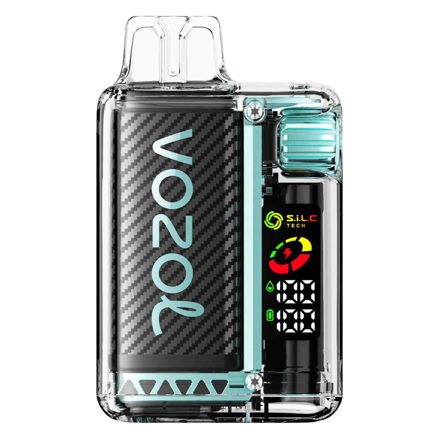 پاد یکبار مصرف وزول ویستا سیب یخ 20000 پاف Vozol vista 20000 sour apple ice pod — تصویر ۲