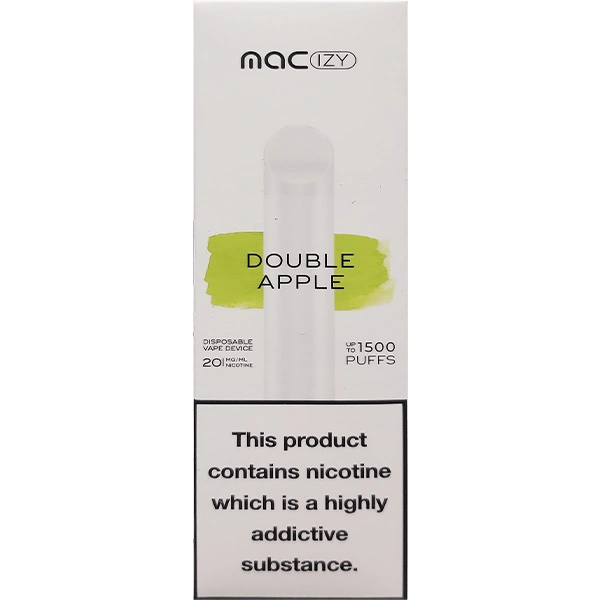 پاد یک بار مصرف مک دوسیب 1500 پاف Mac double apple pod