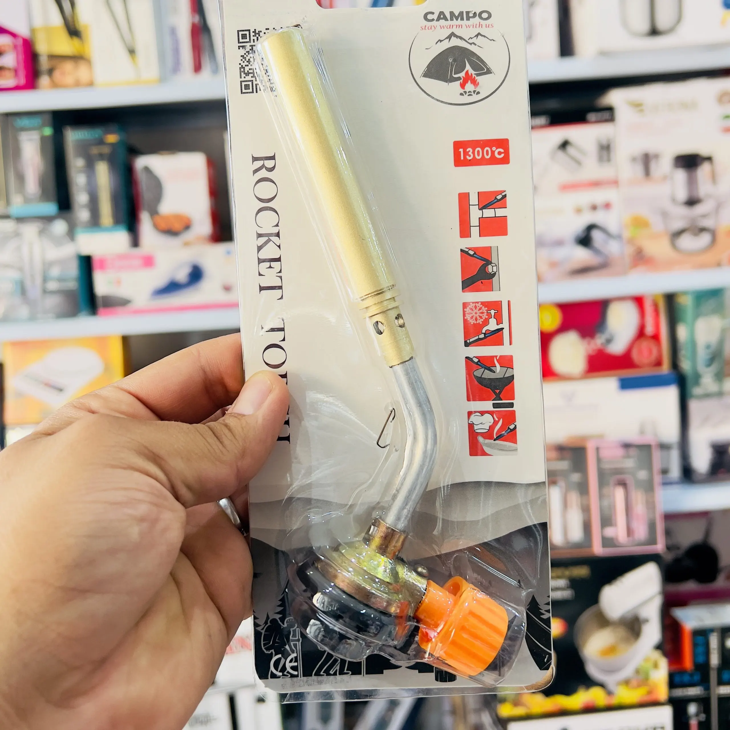 تورچ برنجی بدون فندک مدل CA-002