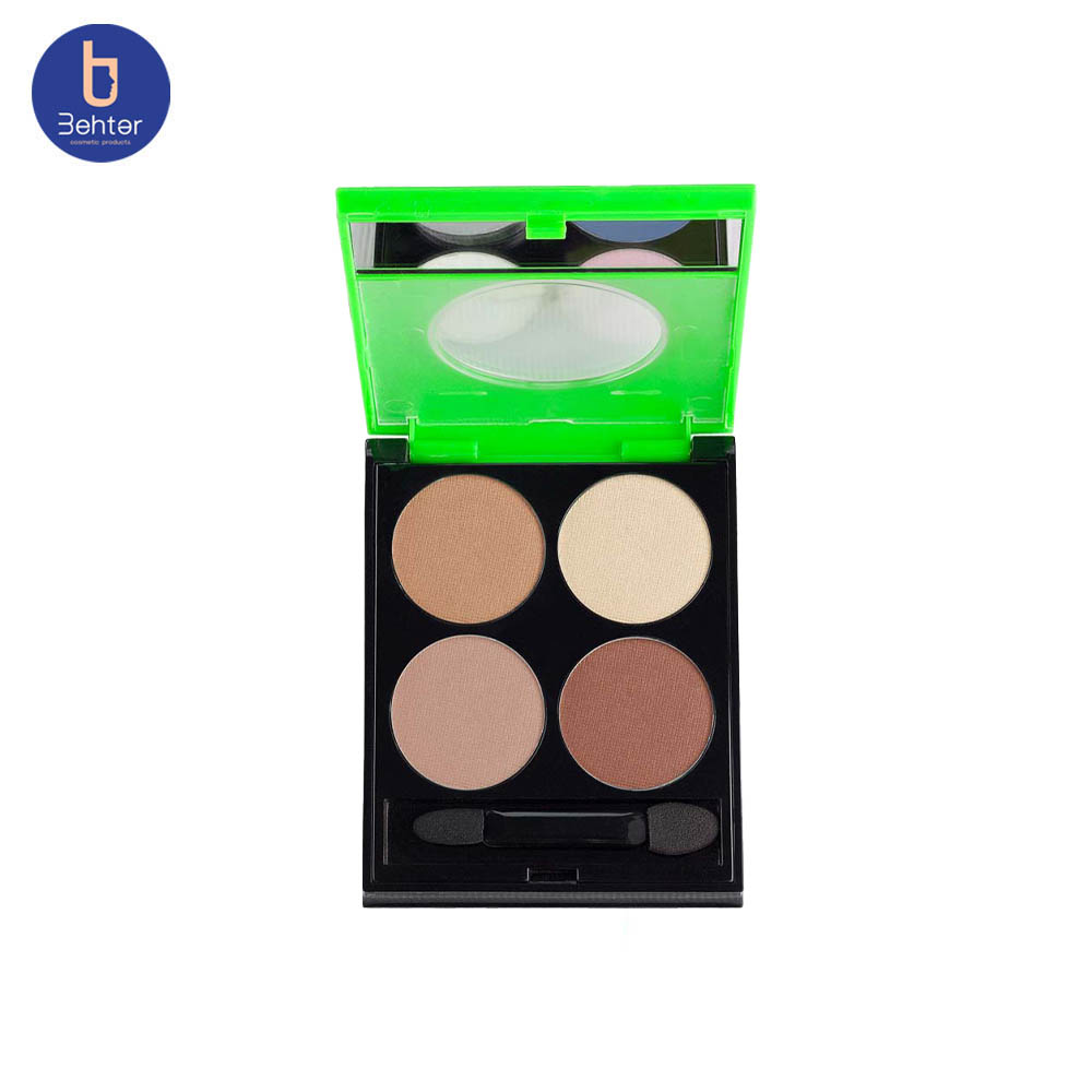 سایه چشم چهارتایی کالیستا مدل Quattroشماره 24. Callista Quattro Eyeshadow Palette, Model E24