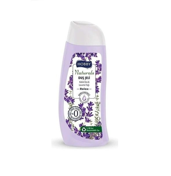 شامپو بدن هوبی سری Naturals مدل Relax حاوی عصاره آویشن و روغن اسطوخودوس 500 میل Hobby Body Shampoo, Naturals Series, Relax Model, Contains Thyme Extract and Lavender Oil, 500 ml — تصویر ۴