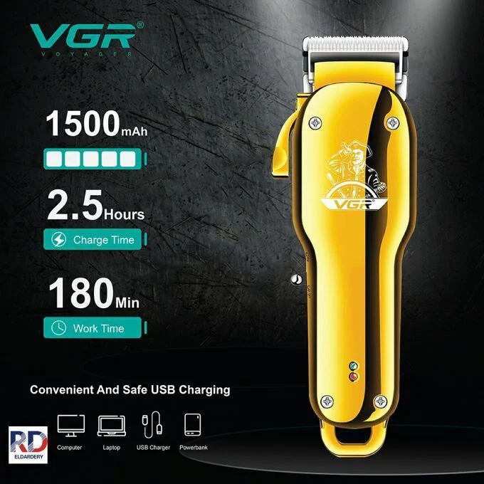 ️ ماشین اصلاح موی سر و صورت VGR مدل V-678 — تصویر ۷