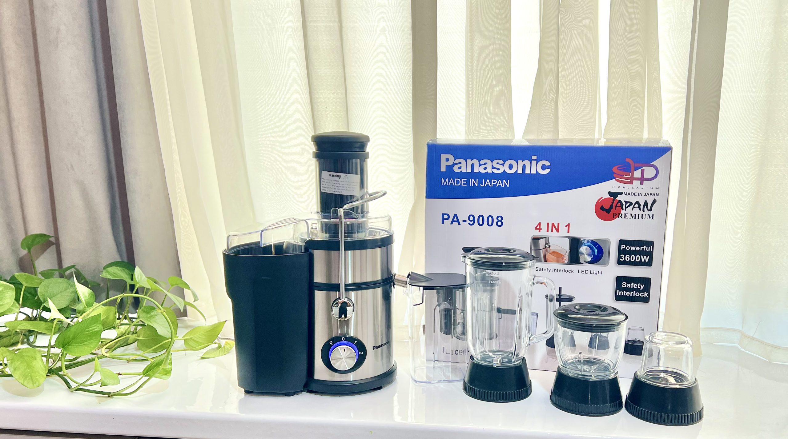 آبمیوه گیری 4 کاره پاناسونیک 3600وات مدل pa-9008 — تصویر ۵