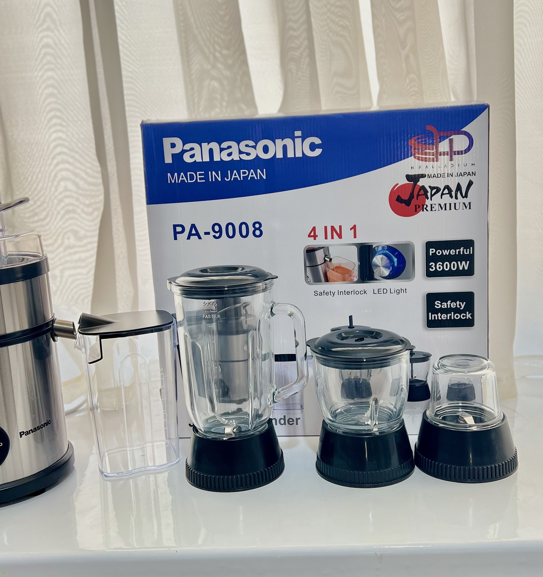 آبمیوه گیری 4 کاره پاناسونیک 3600وات مدل pa-9008 — تصویر ۶
