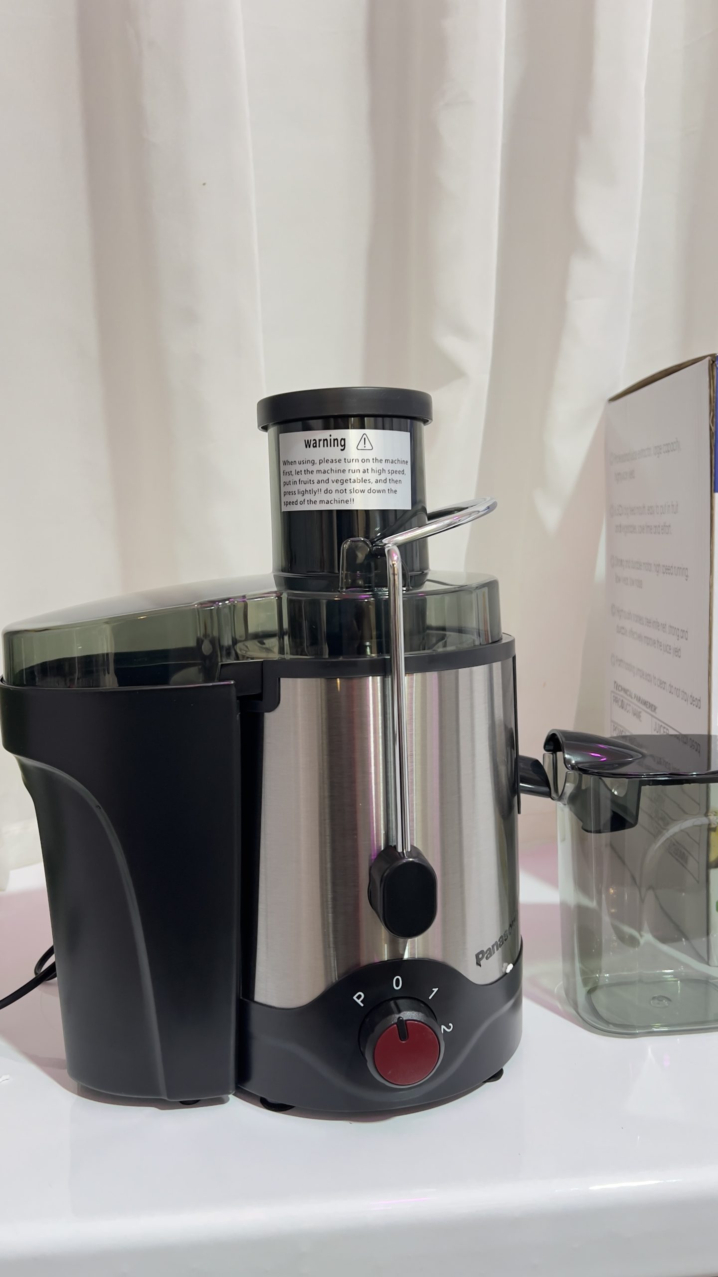 آبمیوه گیر تک کاره پاناسونیک 3500 وات مدل PA-4454 — تصویر ۴