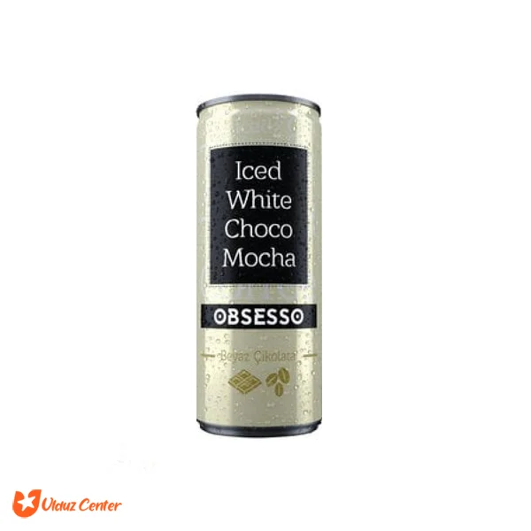 قهوه سرد obsesso مدل White choco mocha حجم 250 میل