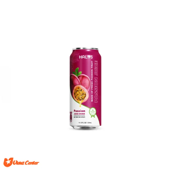 نوشیدنی Halos با طعم passion حجم330 میل