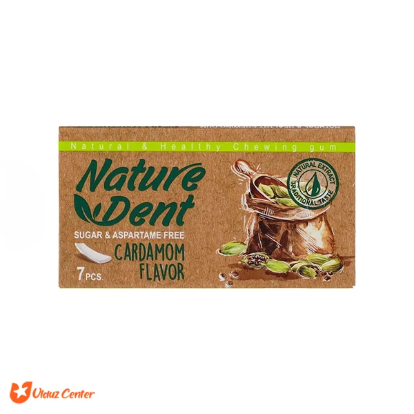 آدامس بدون شکر Nature Dent با طعم هل 7 عددی
