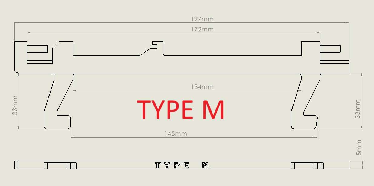 زبانه قفل در مایکروویو Type M