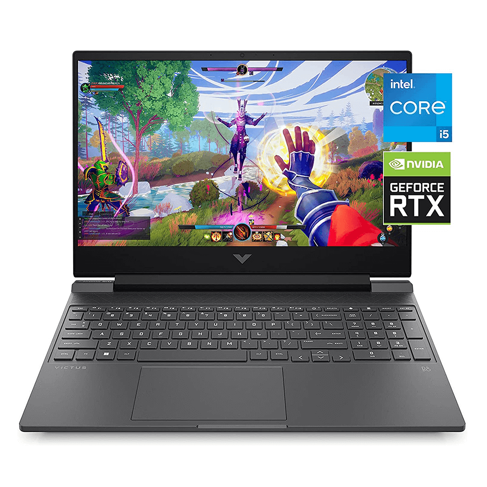لپ تاپ اچ پی 15 اینچی مدل Victus 15-FA0025NR پردازنده Core i5-12500H رم 8GB حافظه 512GB SSD گرافیک 4GB RTX3050