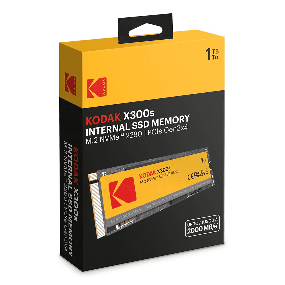 اس اس دی اینترنال کداک M.2 2280 NVMe مدل X300s ظرفیت 1 ترابایت — تصویر ۳
