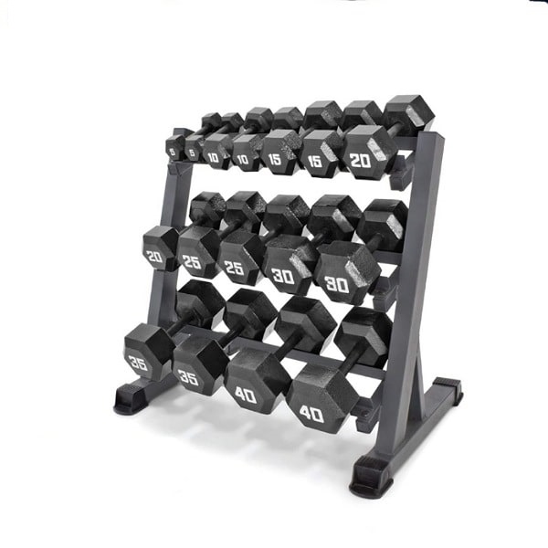 رک دمبل 3 طبقه خانگی Dumbbell rack — تصویر ۲