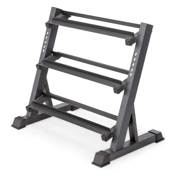 رک دمبل 3 طبقه خانگی Dumbbell rack — تصویر ۳