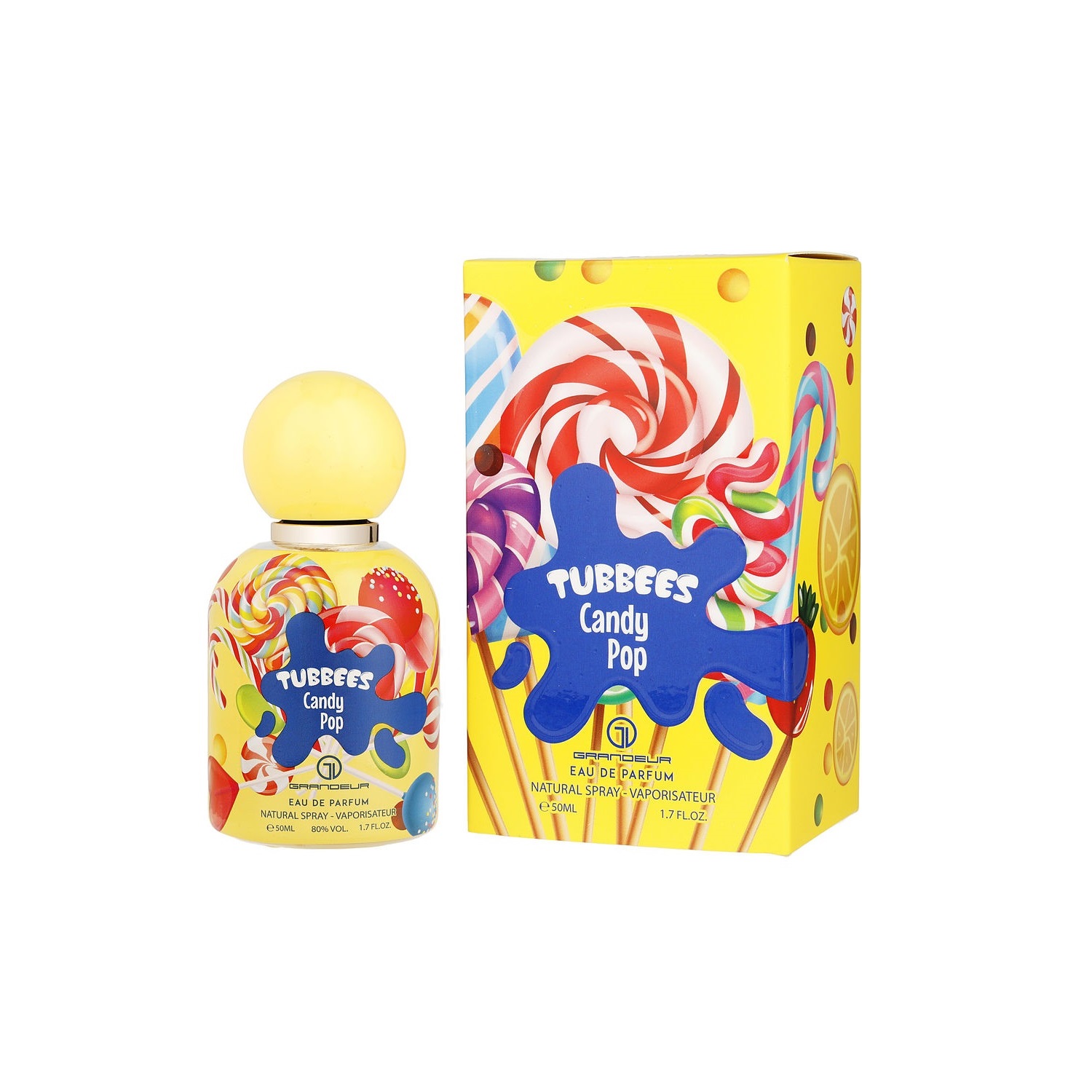 عطر کودک گرندیور رایحه Tubbees Candy Pop حجم 50 میلی لیتر