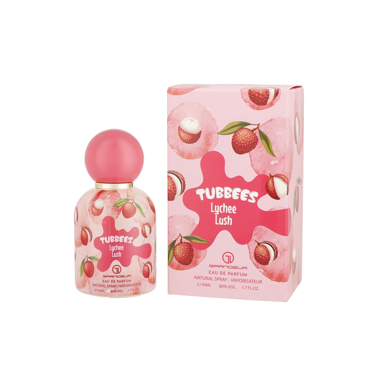 عطر کودک گرندیور رایحه Tubbees Lychee Lush حجم 50 میلی لیتر