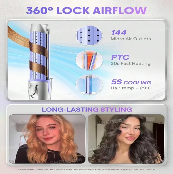 دستگاه حالت دهنده مو شیگلم پرو Cool Lock Airflow — تصویر ۴