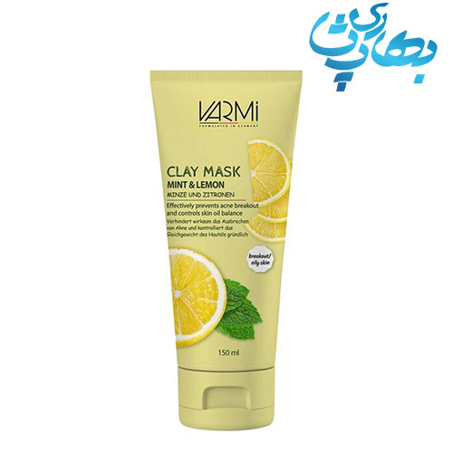 ماسک صورت خاک رسی نعناع و لیمو وارمی — تصویر ۲
