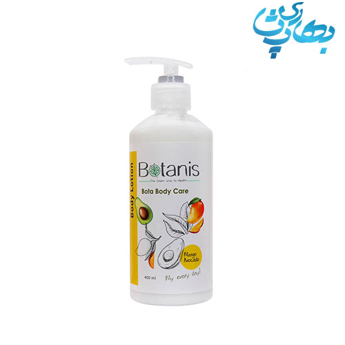 لوسیون بدن بوتانیس مدل mango حجم ۴۰۰ml — تصویر ۲