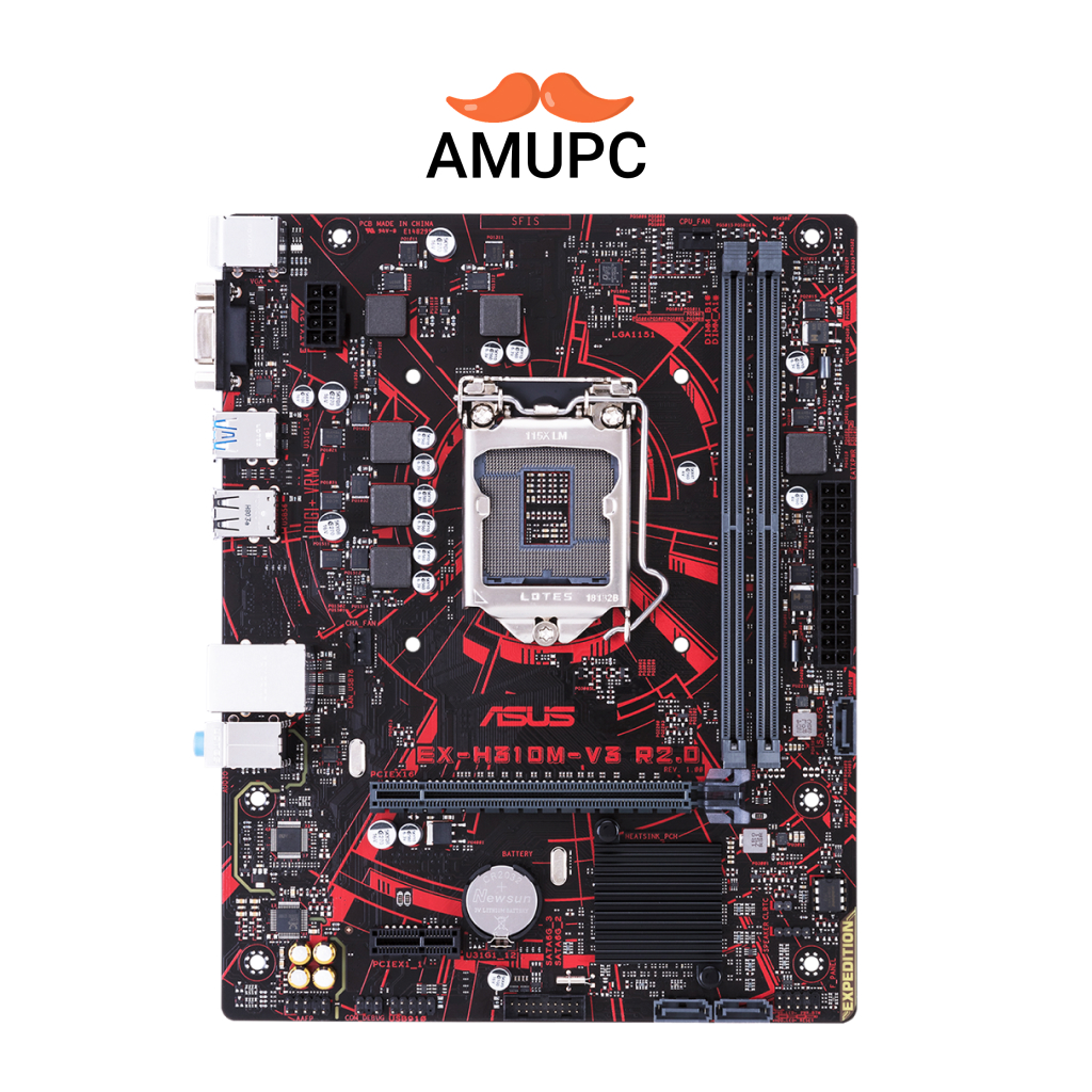 مادربرد استوک ASUS EX-H310M-V3 (نسل 8 و 9)