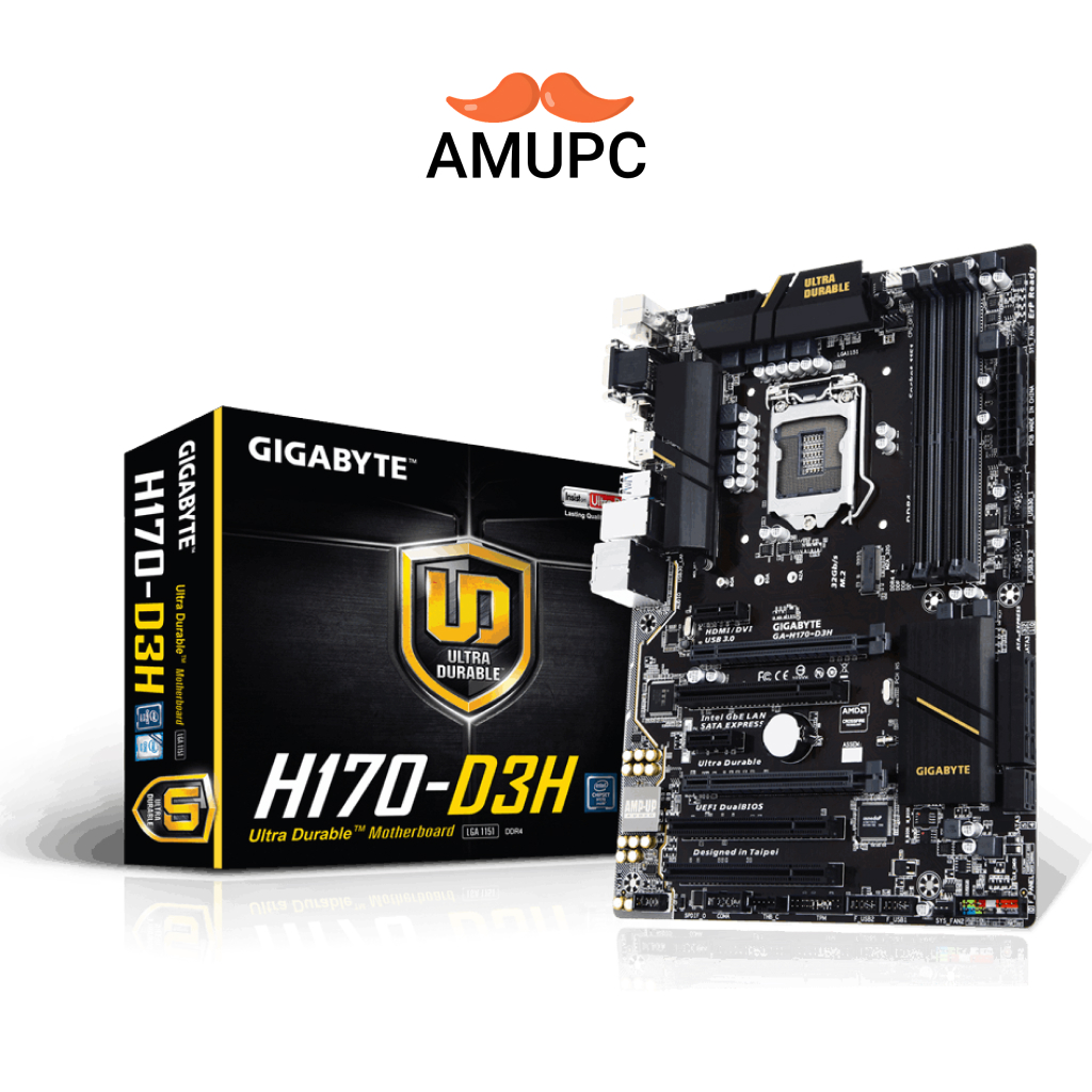مادربرد استوک Gigabyte Ga-H170-D3H (بهترین قیمت بهمن )