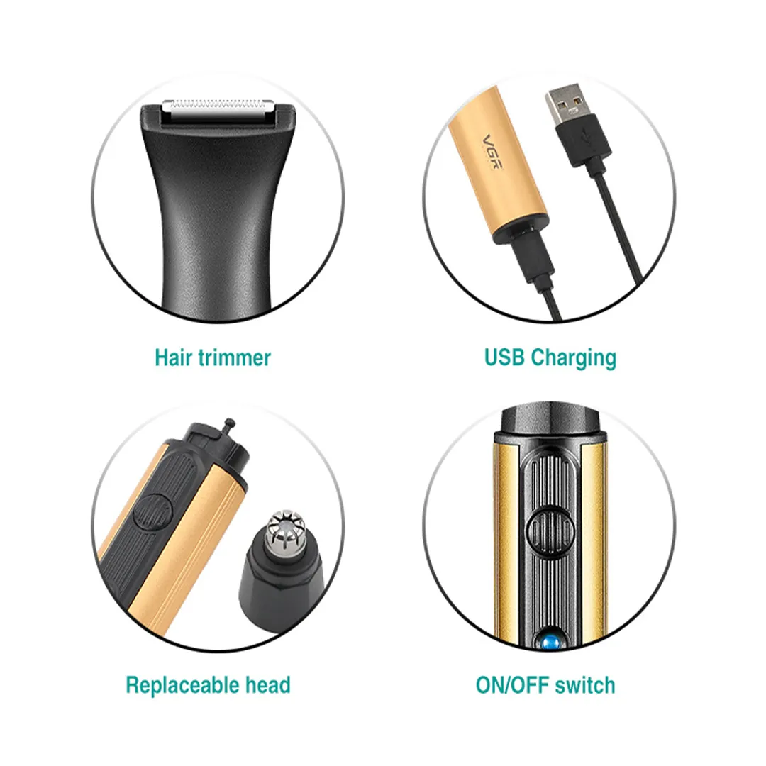 موزن گوش و بینی و خط زن وی جی آر VGR مدل V-626 — تصویر ۵