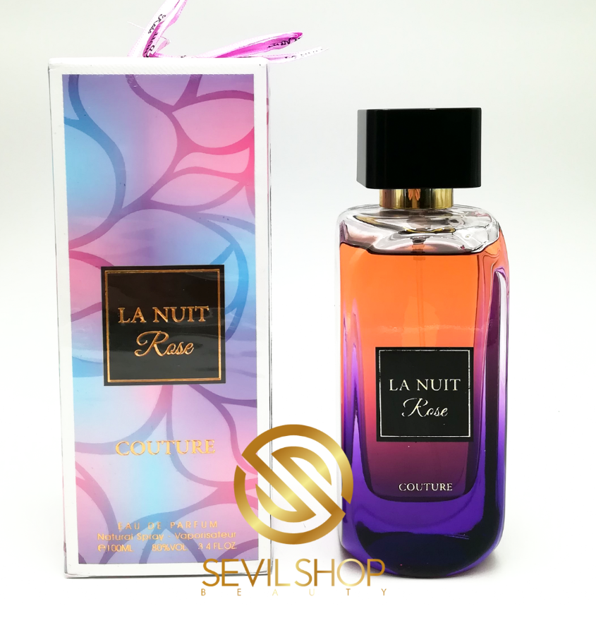 ادو پرفیوم زنانه فراگرنس ورد مدل Lanuit Rose Couture حجم 100 میلی لیتر