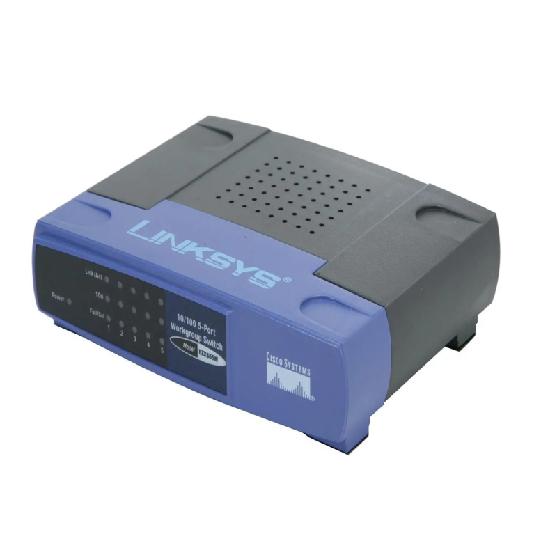 سوئیچ شبکه 5 پورت Linksys EZXS55W (در حد نو)