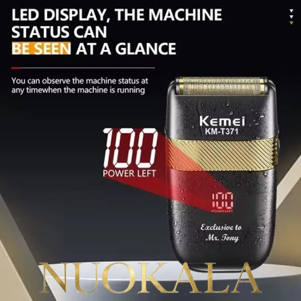 شیور شارژی کیمی مدل KEMEI KM-T371 — تصویر ۴