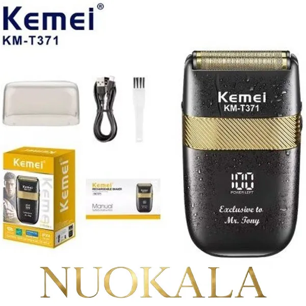 شیور شارژی کیمی مدل KEMEI KM-T371 — تصویر ۳