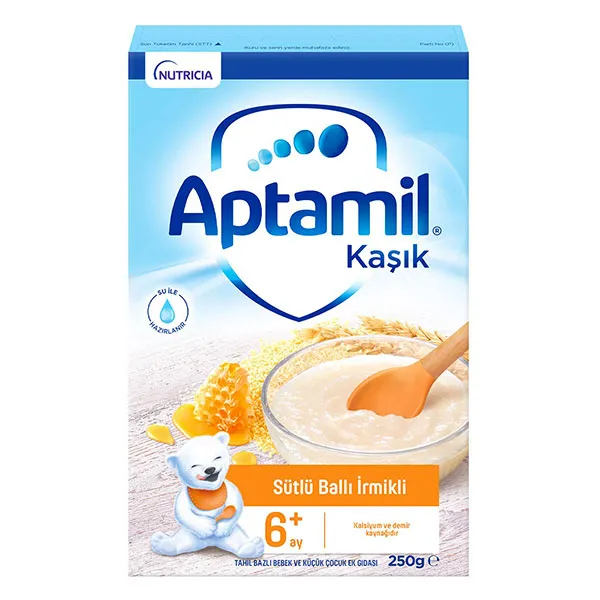 سرلاک آپتامیل شیر و عسل بالای 6 ماه حجم 250 گرم — تصویر ۲