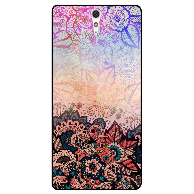 کاور مگافون طرح بته جقه مدل 7727 مناسب برای گوشی موبایل سونی Xperia C5 Ultra