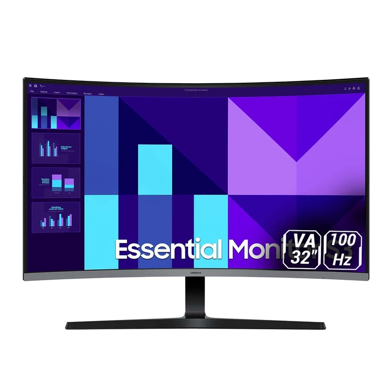 مانیتور خمیده سامسونگ مدل LS32D392GAMXUE سایز ۳۲ اینچ Full HD ۱۰۰ هرتز