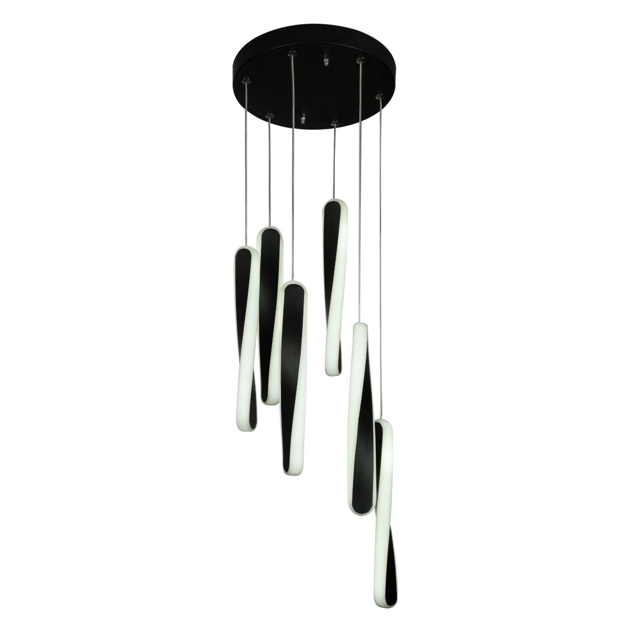 لوستر مدرن چشمه نور کد L6406/6BK