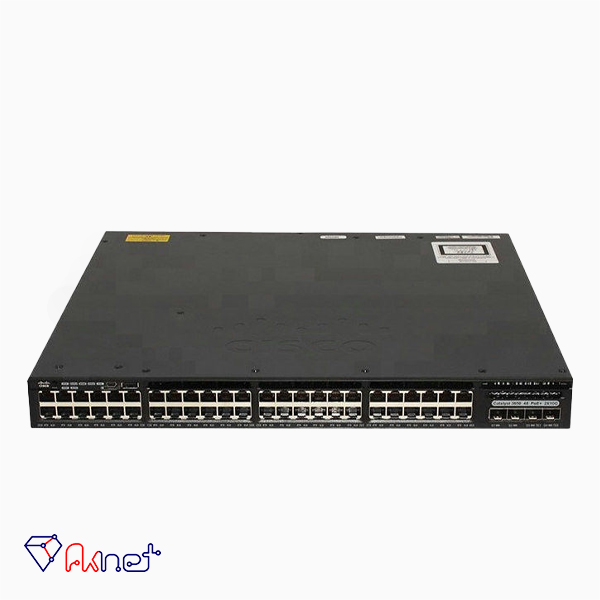 سوئیچ گیگابایت ۴۸ پورت فول PoE سیسکو Cisco WS-C3650-48FS-E