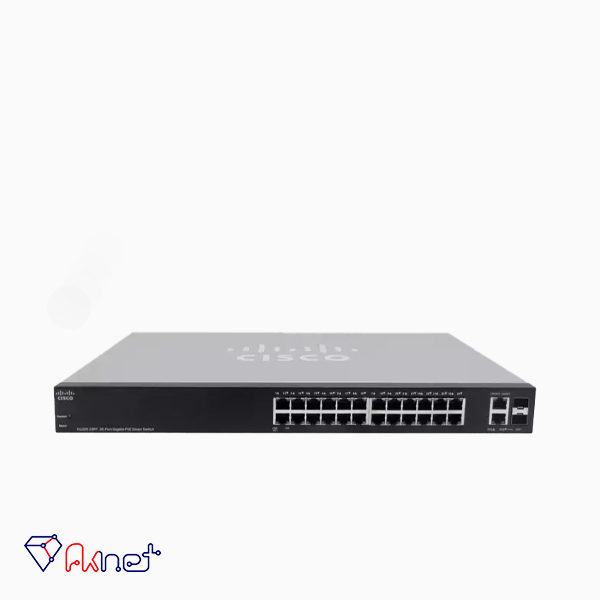 سوئیچ گیگابایت ۲۶ پورت POE سیسکو Cisco SG200-26FP