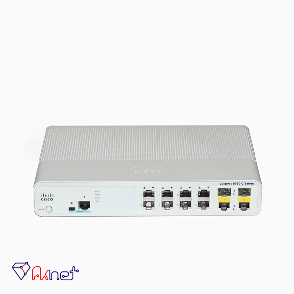 سوئیچ 8 پورت سیسکو مدل Cisco WS-2960C-8TC-L