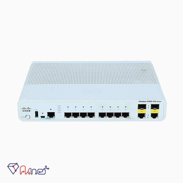 سوئیچ گیگابایت 8 پورت سیسکو Cisco WS-C2960CG-8TC-L