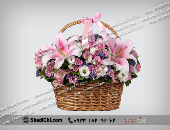 سبد گل هدیه شیک