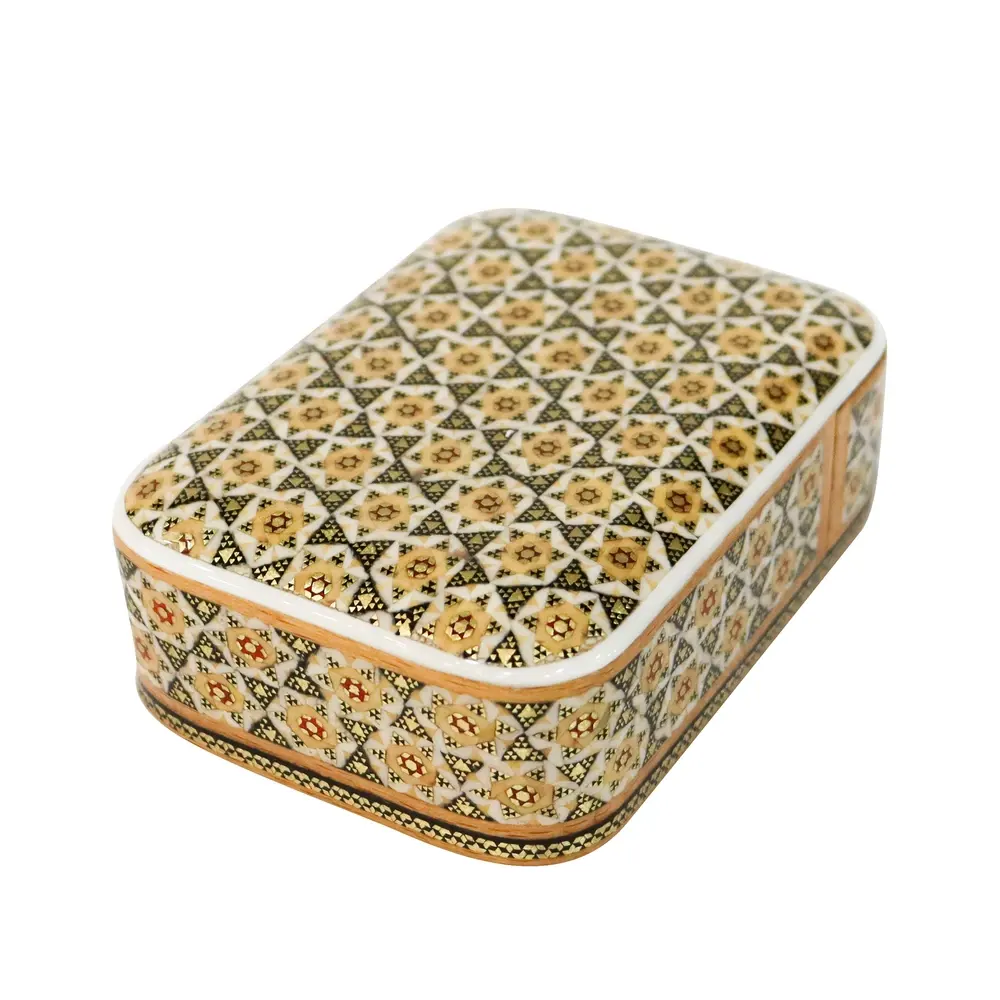 جعبه جاکارتی خاتم کاری کد 360