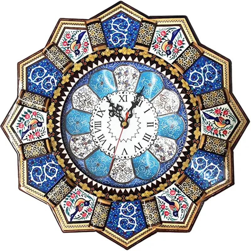 ساعت دیواری خاتم کاری کد 86